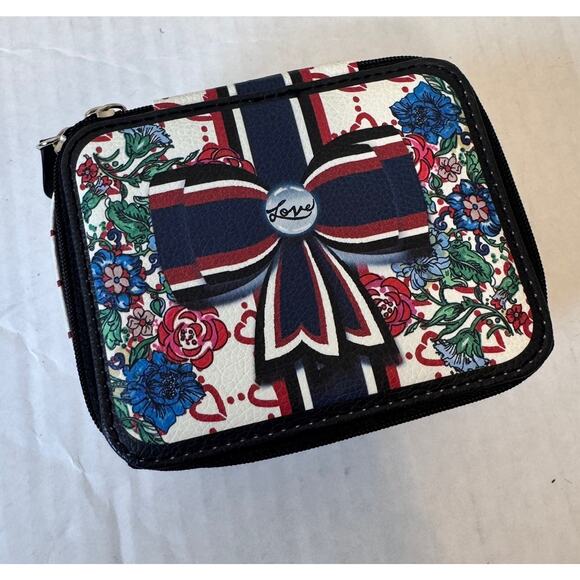 Brighton BE YOUR KIND OF BEAUTIFUL! Soft Case Travel Zipper Jewelry Box Heart - Picture 1 of 10